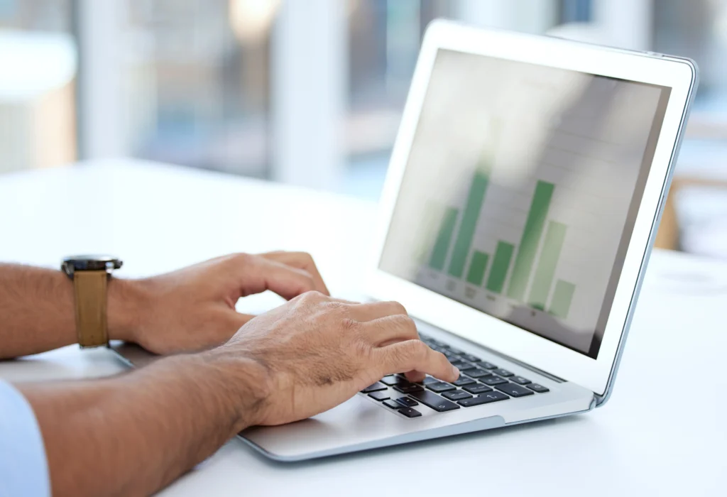 financial analysis with laptop and charts 2026 01 09 11 38 43 utc